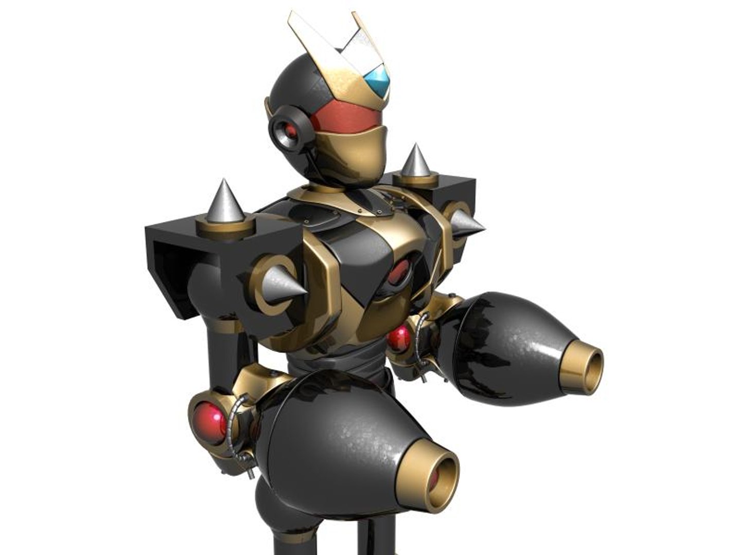 Striker Robot 3d Max