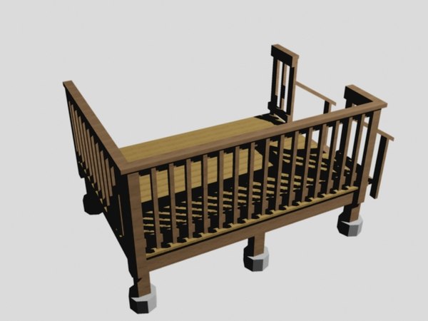 3d model small wood porch