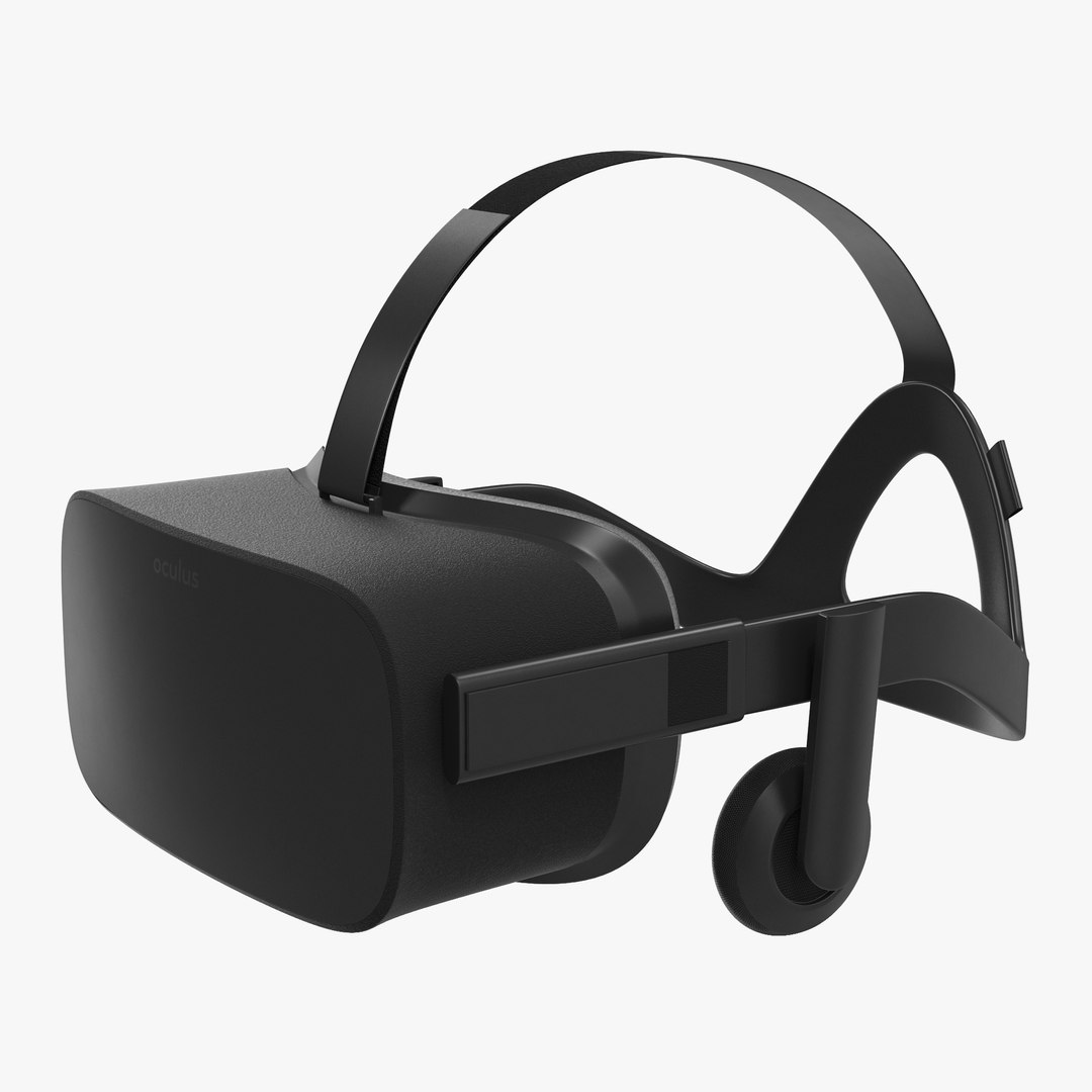 Oculus Rift 3D model preview