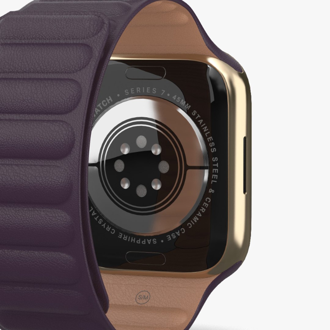 Apple watch gold stainless steel case with leather best sale link