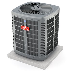 3D ac heating unit model