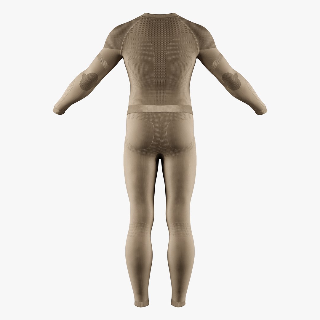 Thermal Underwear 3D - TurboSquid 1646962