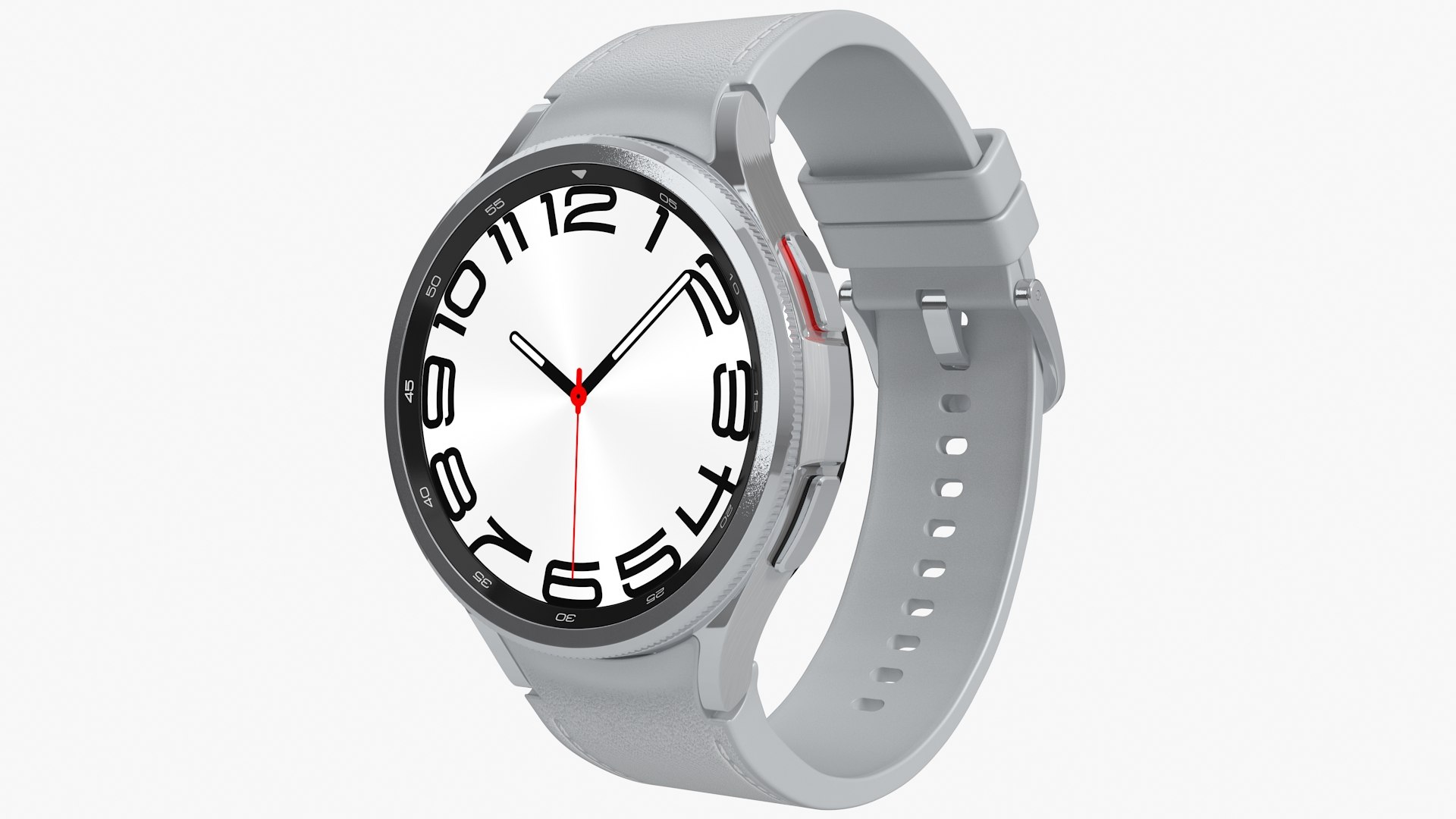 Samsung Galaxy Watch 6 Classic 47mm Silver 3D Model - TurboSquid