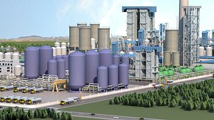 Factory Landscape 03 3D model
