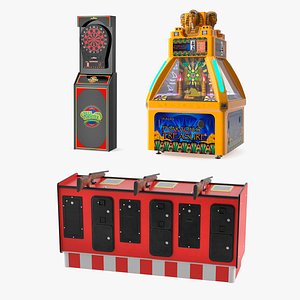 Arcade Machines Collection 3D model