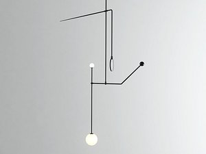 mobile chandelier 6 3D model
