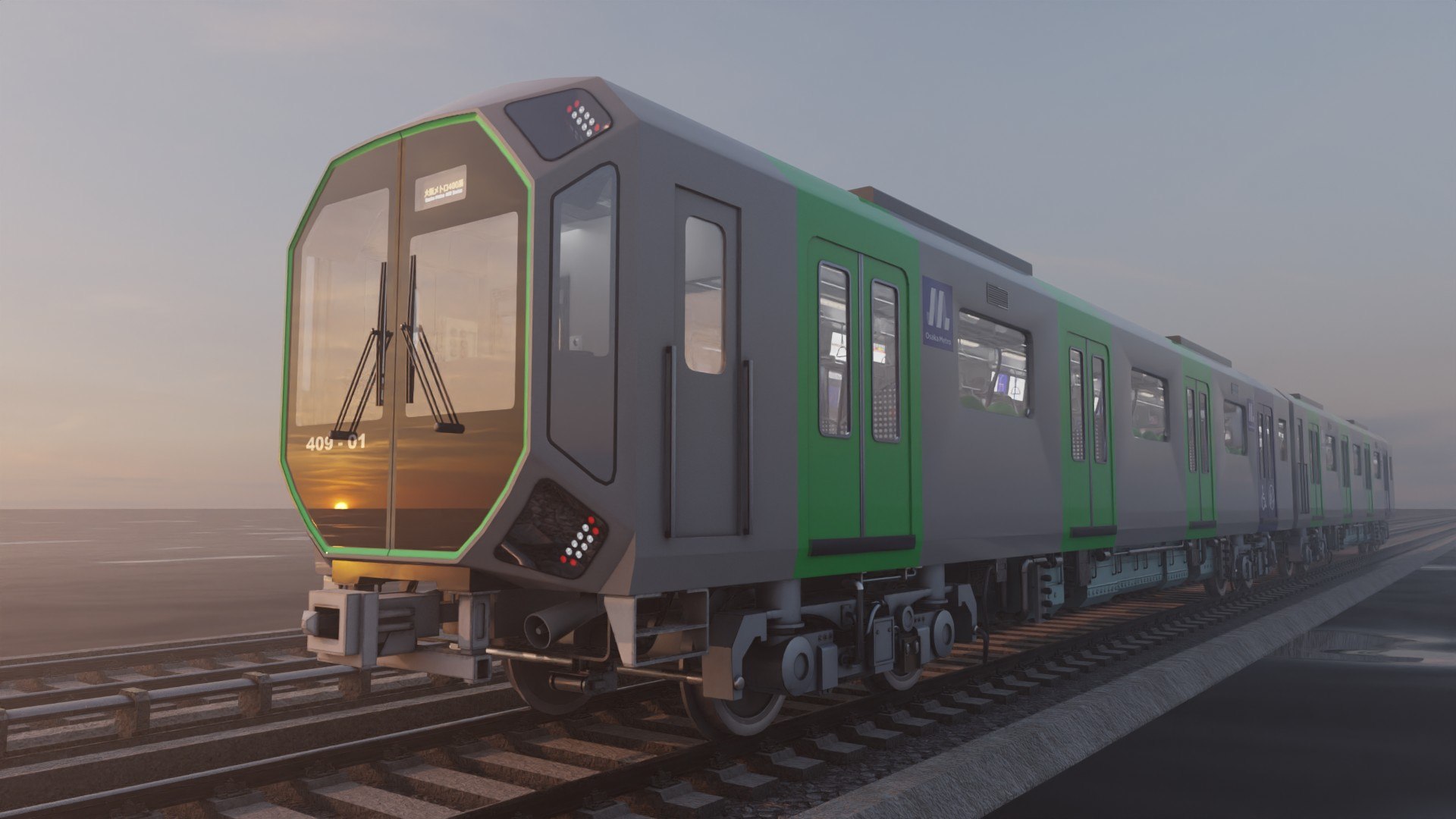 大阪メトロ400系電車3Dモデル3Dモデル - TurboSquid 2240402