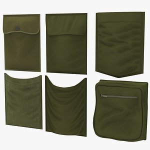 Pockets Fabrics Collection 3D model
