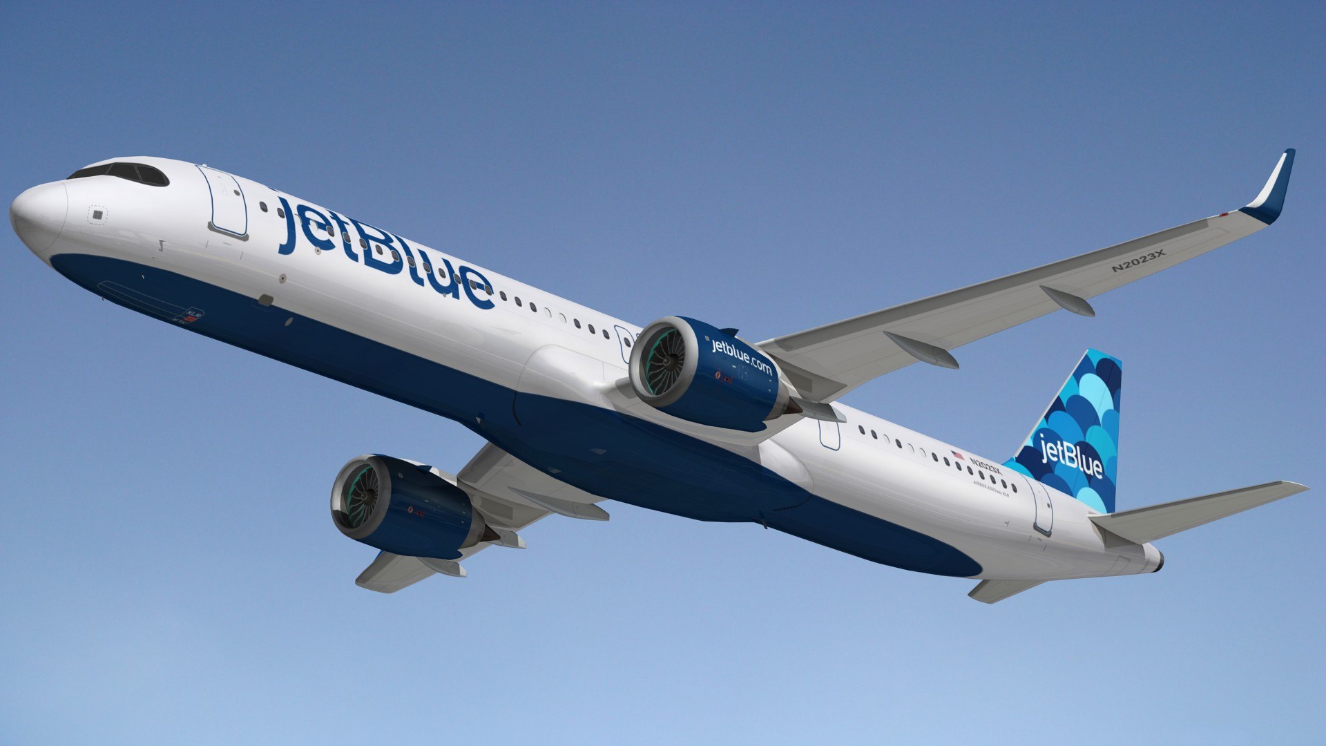 A321 XLR JetBlue 3D Model - TurboSquid 2124326