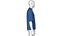 Camisa utilitária masculina de manga curta estilo quimono jeans