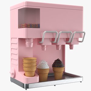 3D ice cream dispenser