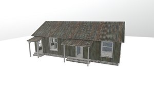 old wooden house games obj