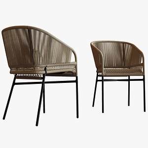 3D cricket chair furnish model