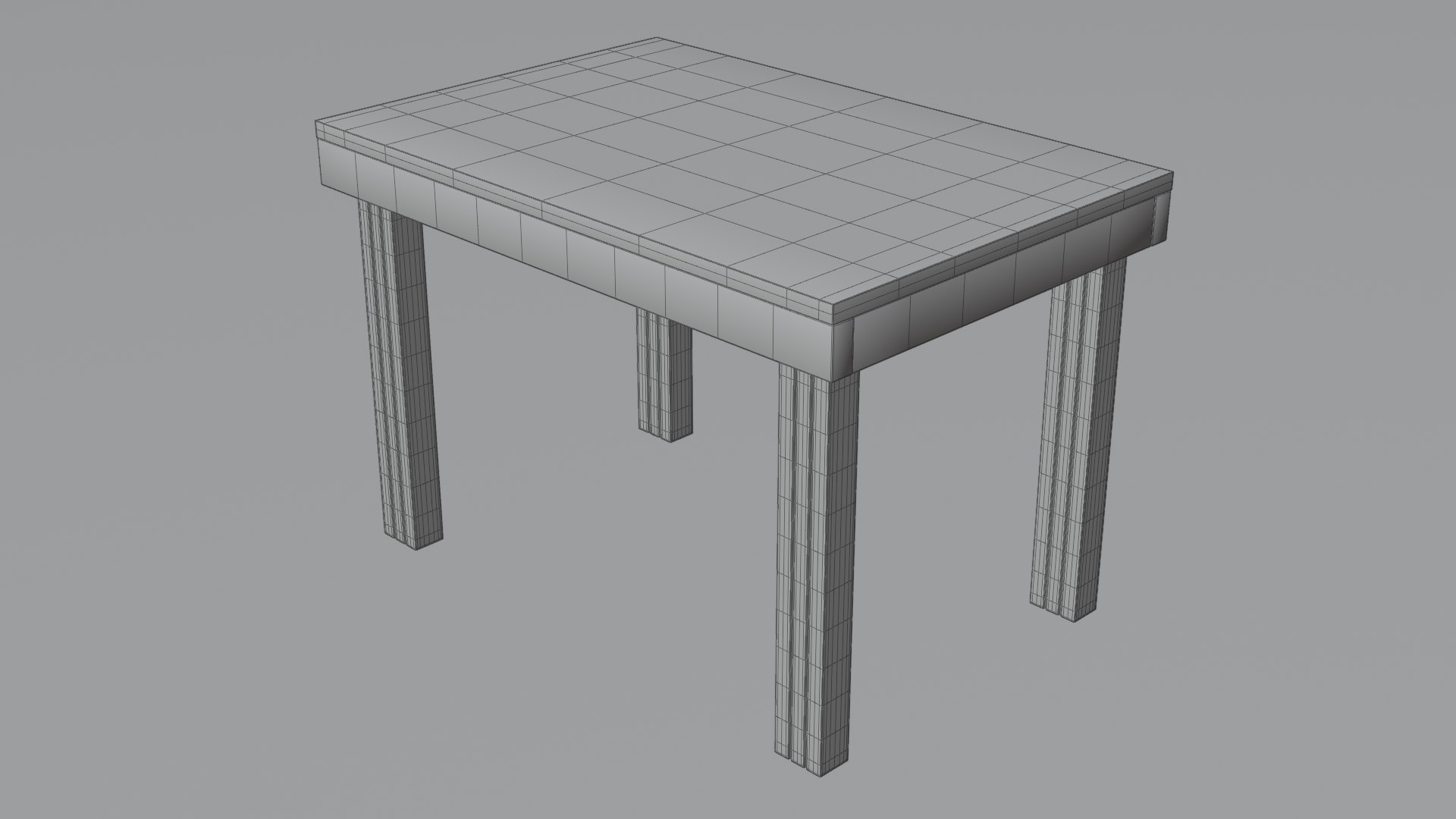 3D Model Realistic Wooden Table 3D Model Low Poly PBR Furniture Asset ...