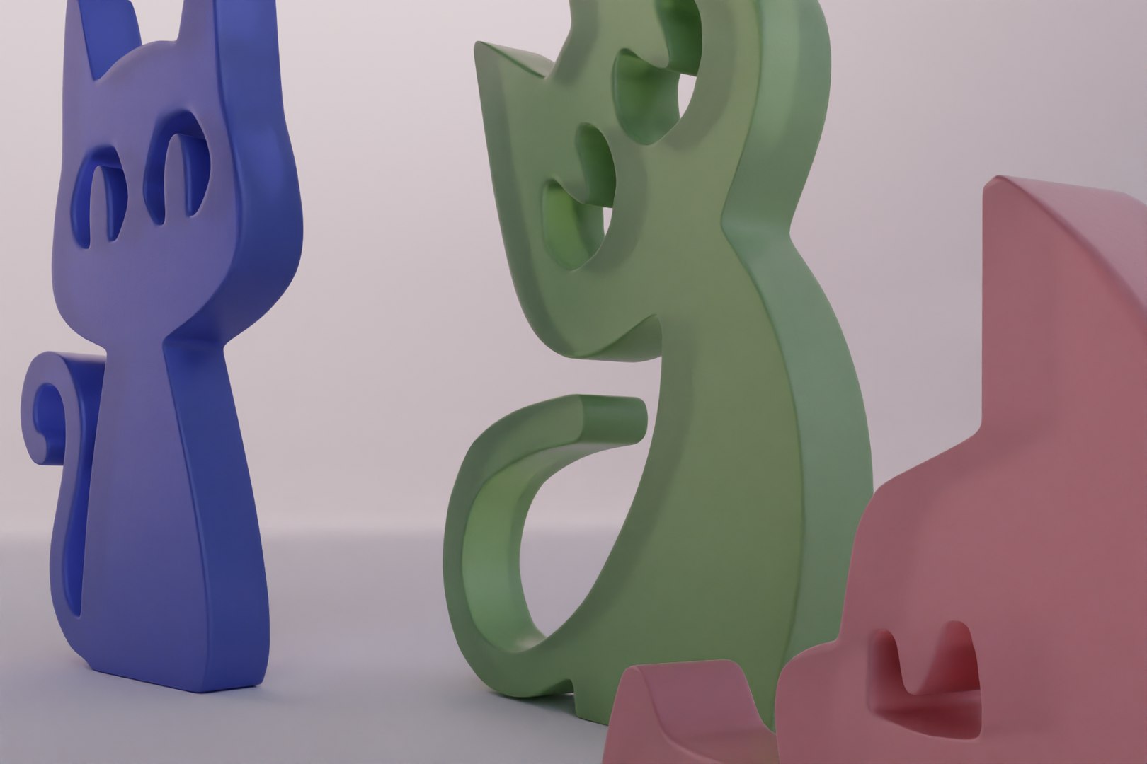 Plastic cats 3D model https://p.turbosquid.com/ts-thumb/13/dViqZj/8y/render05/png/1665848974/1920x1080/fit_q87/b965bb39bd3108afc0cbd798518f2e9e0c47affe/render05.jpg