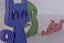 Chats en plastique