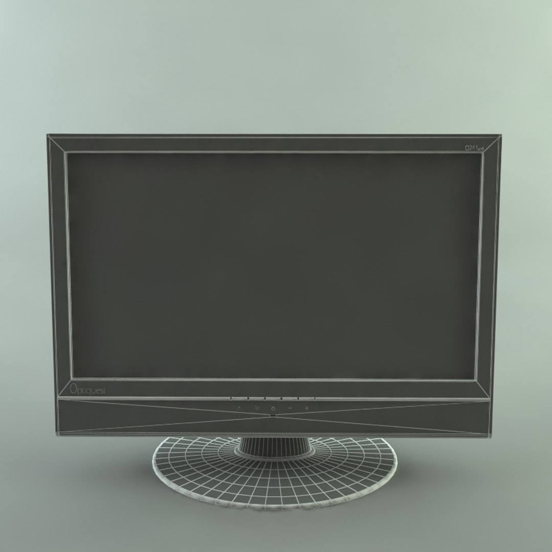 Pc Monitor 3d Model