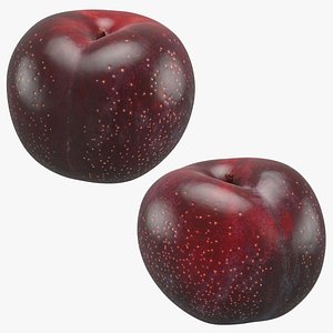 3D Whole Plum Collection model