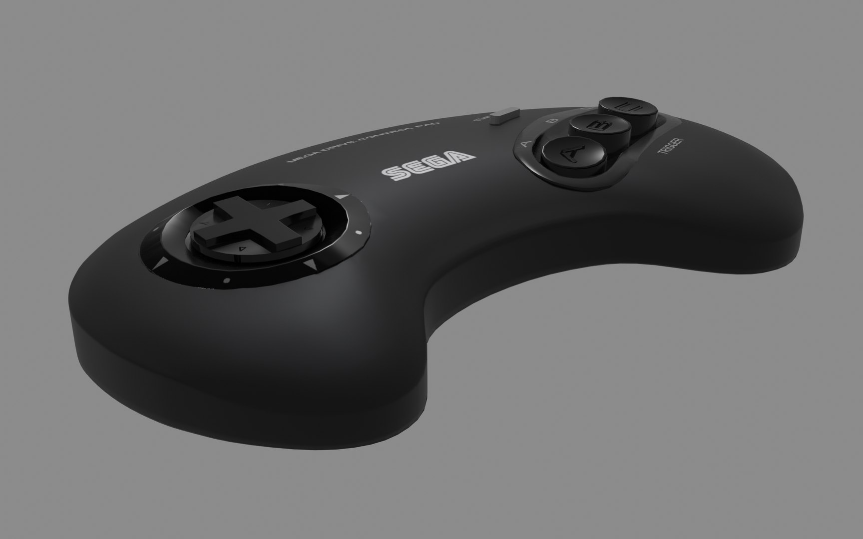 Sega Mega Drive Controller 3D Model - TurboSquid 1569854