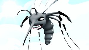 mosquito zika 3d model