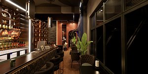 Lounge Bar-A3 3D model