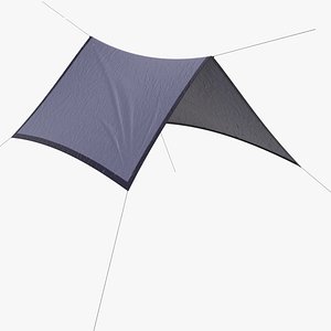 3D camping tarp