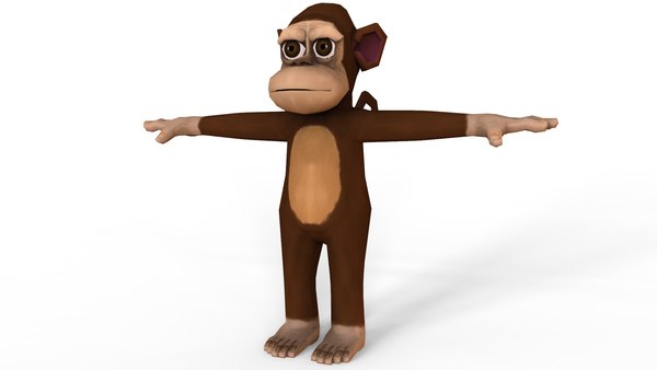 Desenho de macaco Modelo 3D - TurboSquid 1603252