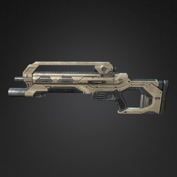 max sci-fi assault rifle