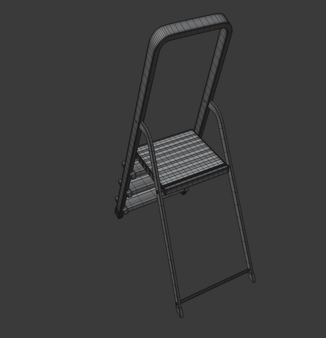 Stepladder Step 3D Model - TurboSquid 1479914