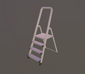 stepladder step 3D model