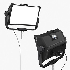 Broadcast Rectangular LED Light Panel Black