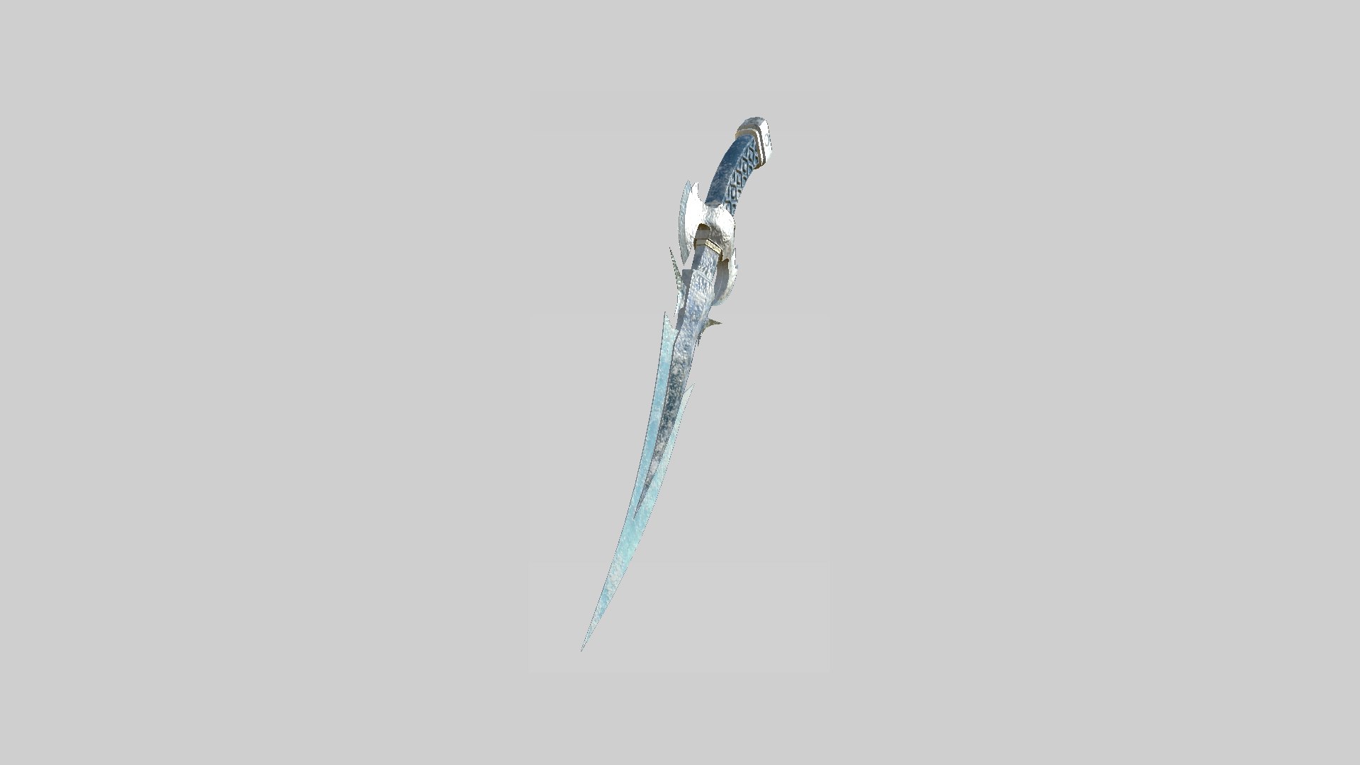 3D Medieval Dagger 05 Ice Frost - Fantasy Character Weapon - TurboSquid ...