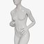Female mannequin pose 4 PBR 3D model