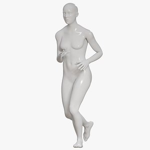Female mannequin pose 4 PBR
