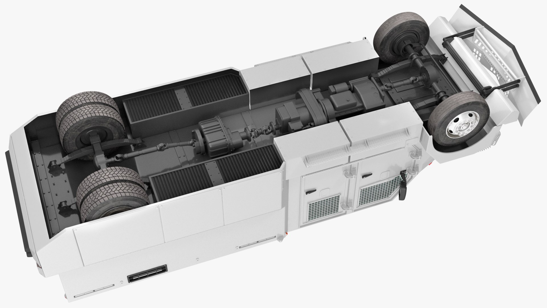 Armored Truck For Riot Control White Rigged 3D Model - TurboSquid 1968217