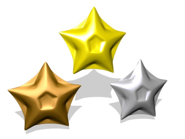 modelo 3d Hi-Res 3D Star Pack - TurboSquid 409587