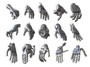 3D Robotic hand anatomy