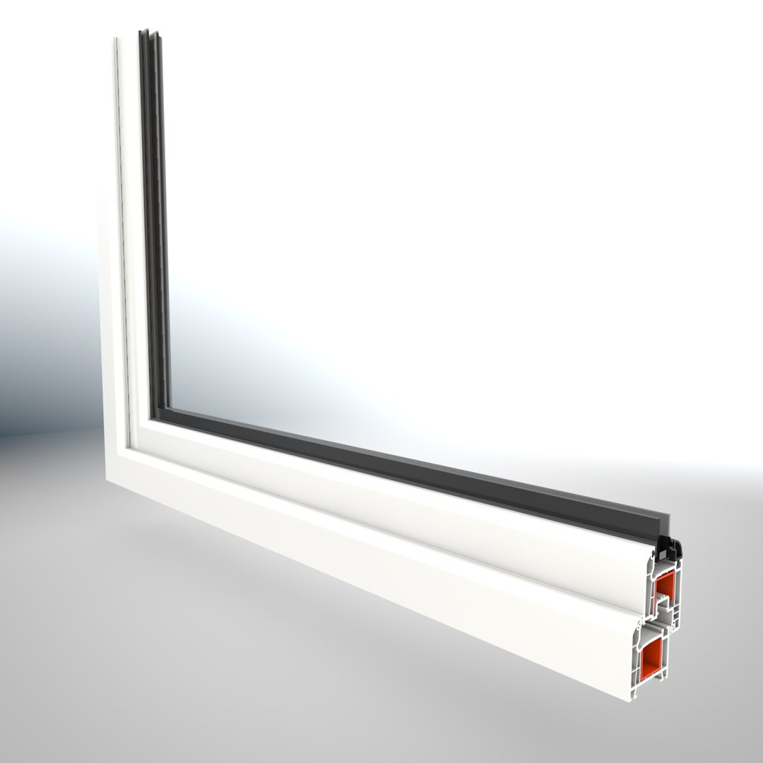 3d C4d Pvc Window Profile