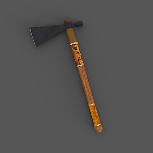 3D axe Cheyenne Pipe Tomahawk 1870 model