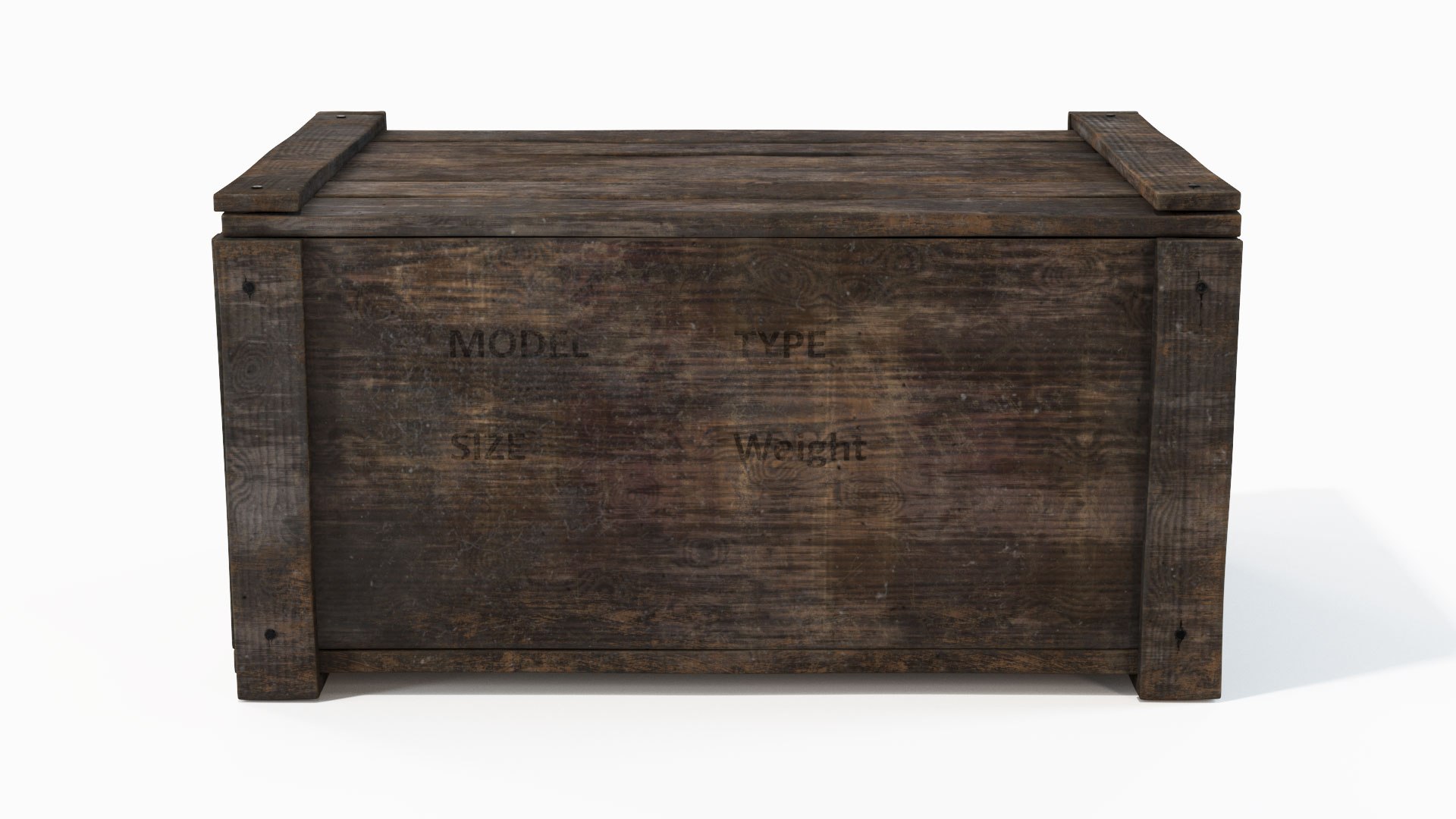 Realistic Wooden Box Pbr 3D - TurboSquid 1676396