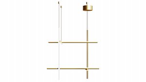 3D model Coordinates suspension