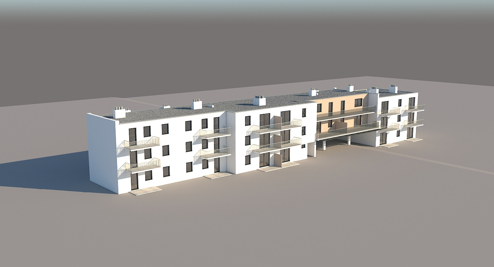 Apartment House 3D Model - TurboSquid 1280680