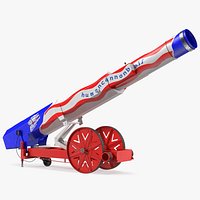 Human Cannonball Red Rigged