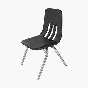 School Chair V3 3D