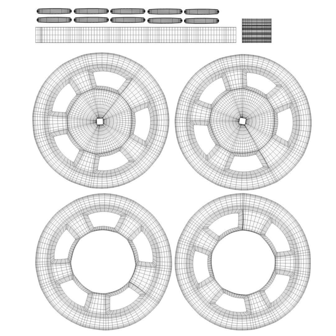 3D film reel https://p.turbosquid.com/ts-thumb/14/a6Mm5h/5Y/film_reel10/jpg/1640826805/1920x1080/fit_q87/d0128b4a1548d91f4d6f0e149930edcc46efda14/film_reel10.jpg