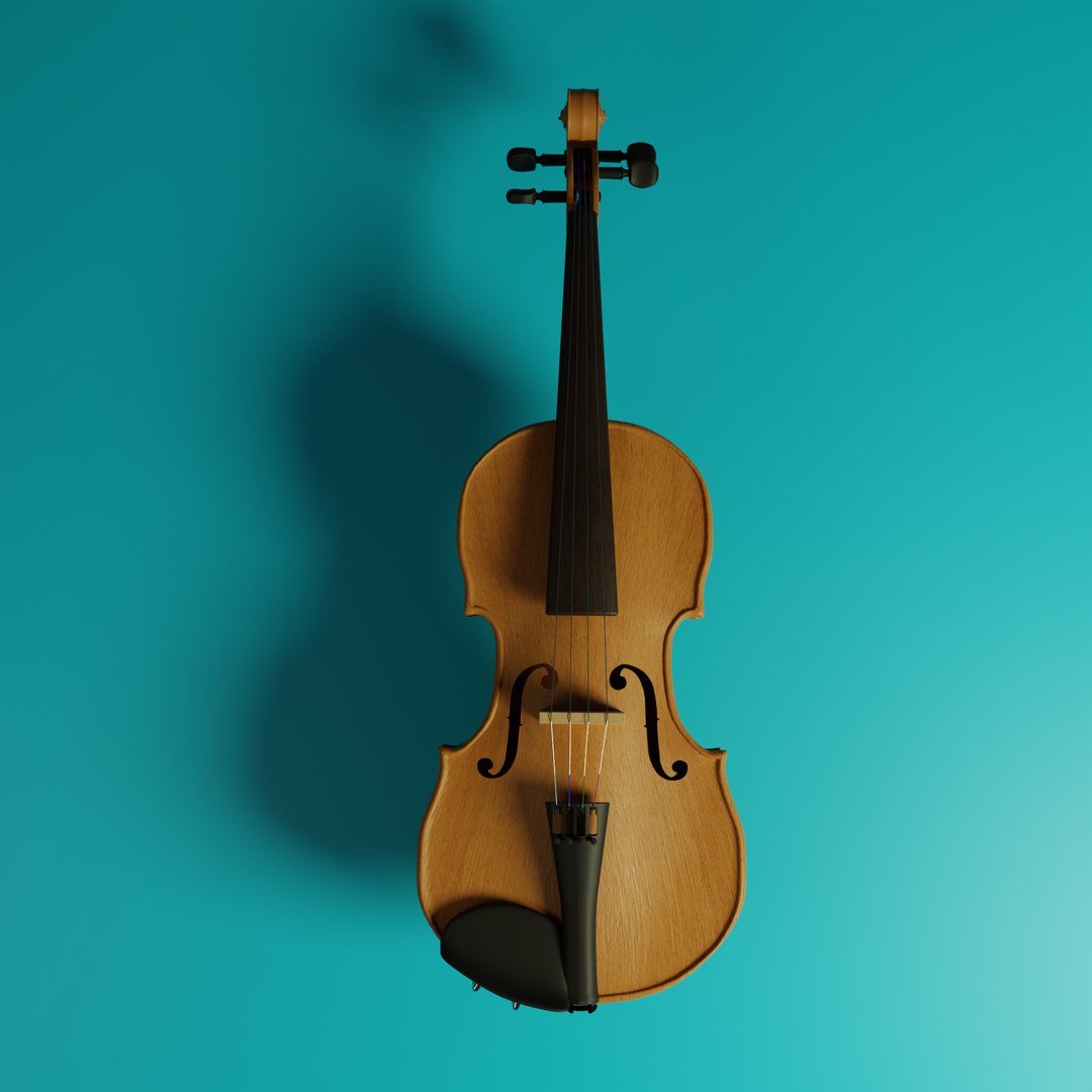 3D Model Violin Music Instrument - TurboSquid 1682868