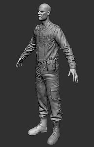 character 3D model