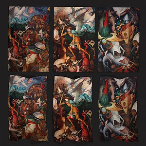 Fall of the Rebel Angels Version 1 2 and 3 3D model