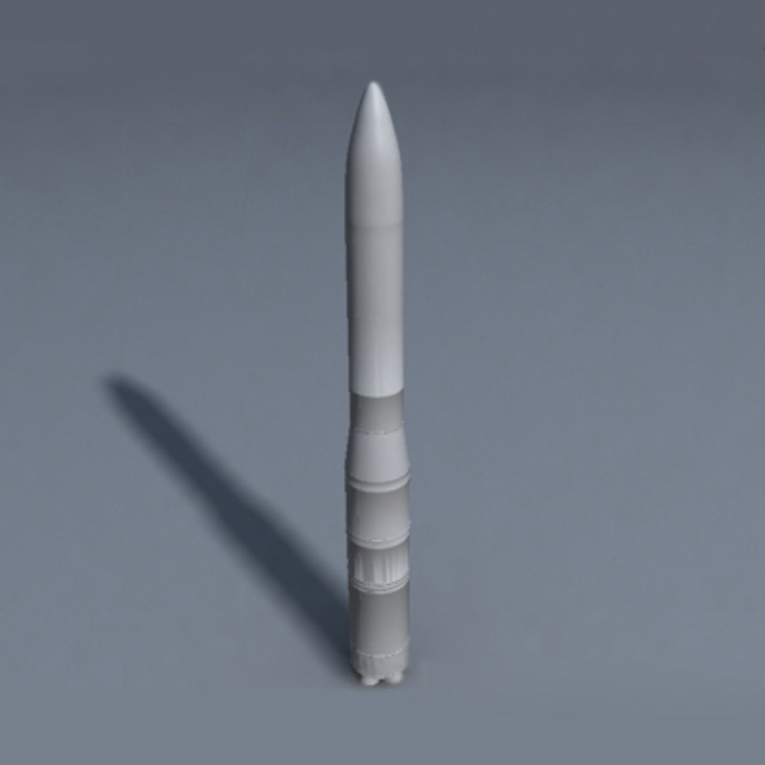 missle rocket 3d model