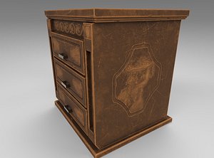 3D Small Night Table model